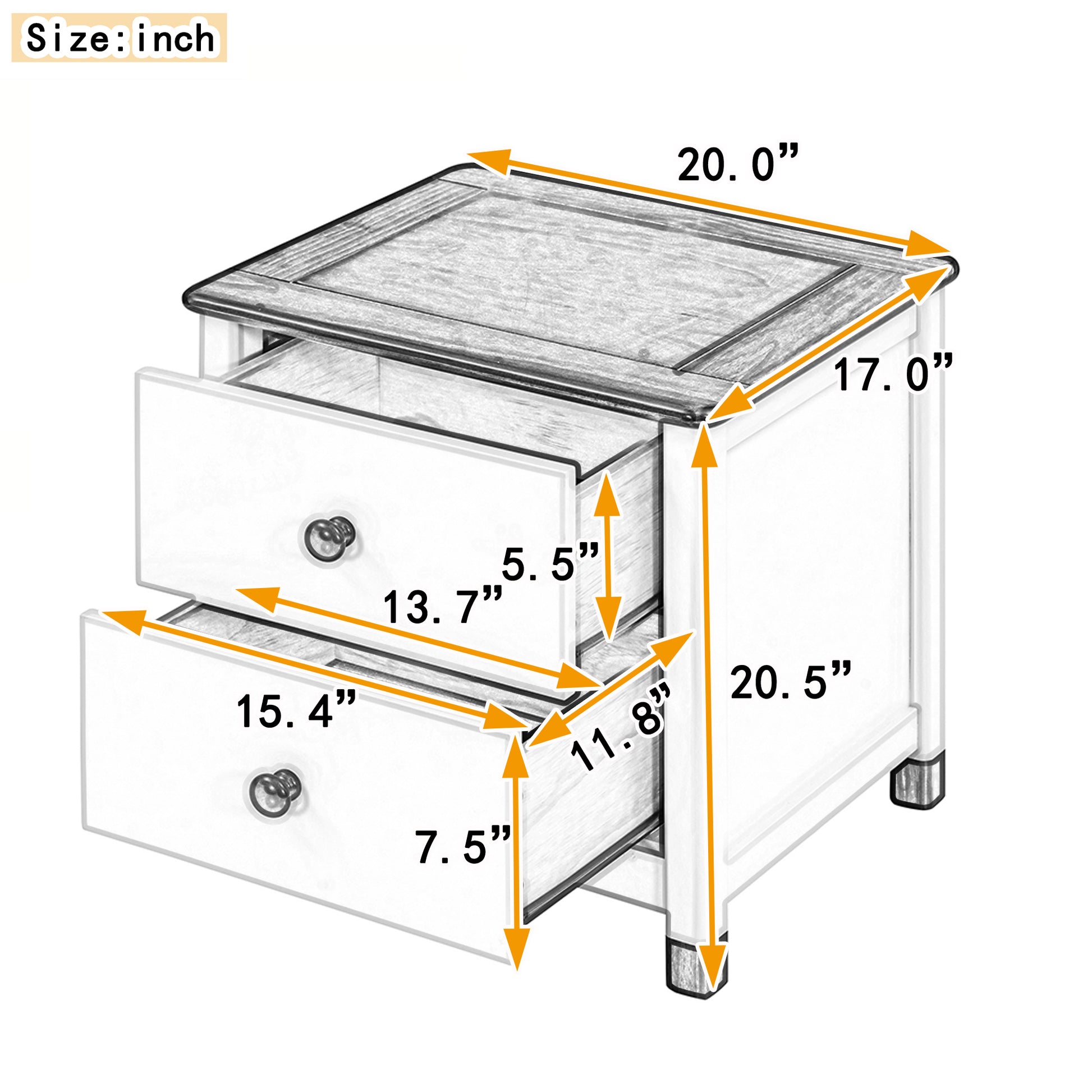 3 Pieces Bedroom Sets Full Size House Bed With Storage Headboard, Wooden Nightstand And Storage Dresser,Gray Gray Wood