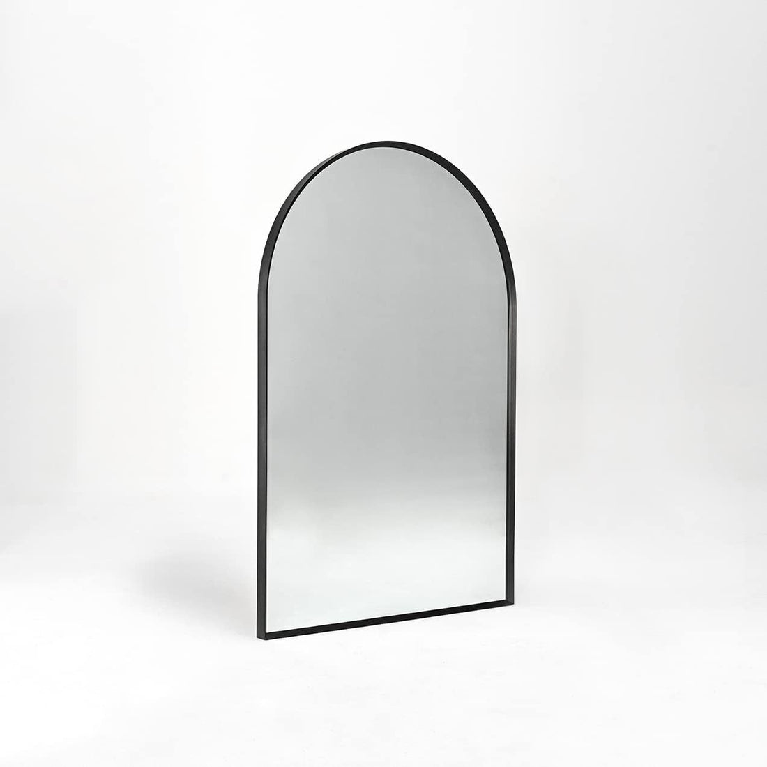 Silver 20*30IN Metal Arch mirror silver-classic-mdf+glass-aluminium