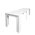 Multifunctional Extendable Console Table White Mdf