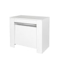 Multifunctional Extendable Console Table White Mdf