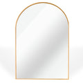 Gold 20*30IN Metal Arch mirror gold-classic-mdf+glass-aluminium