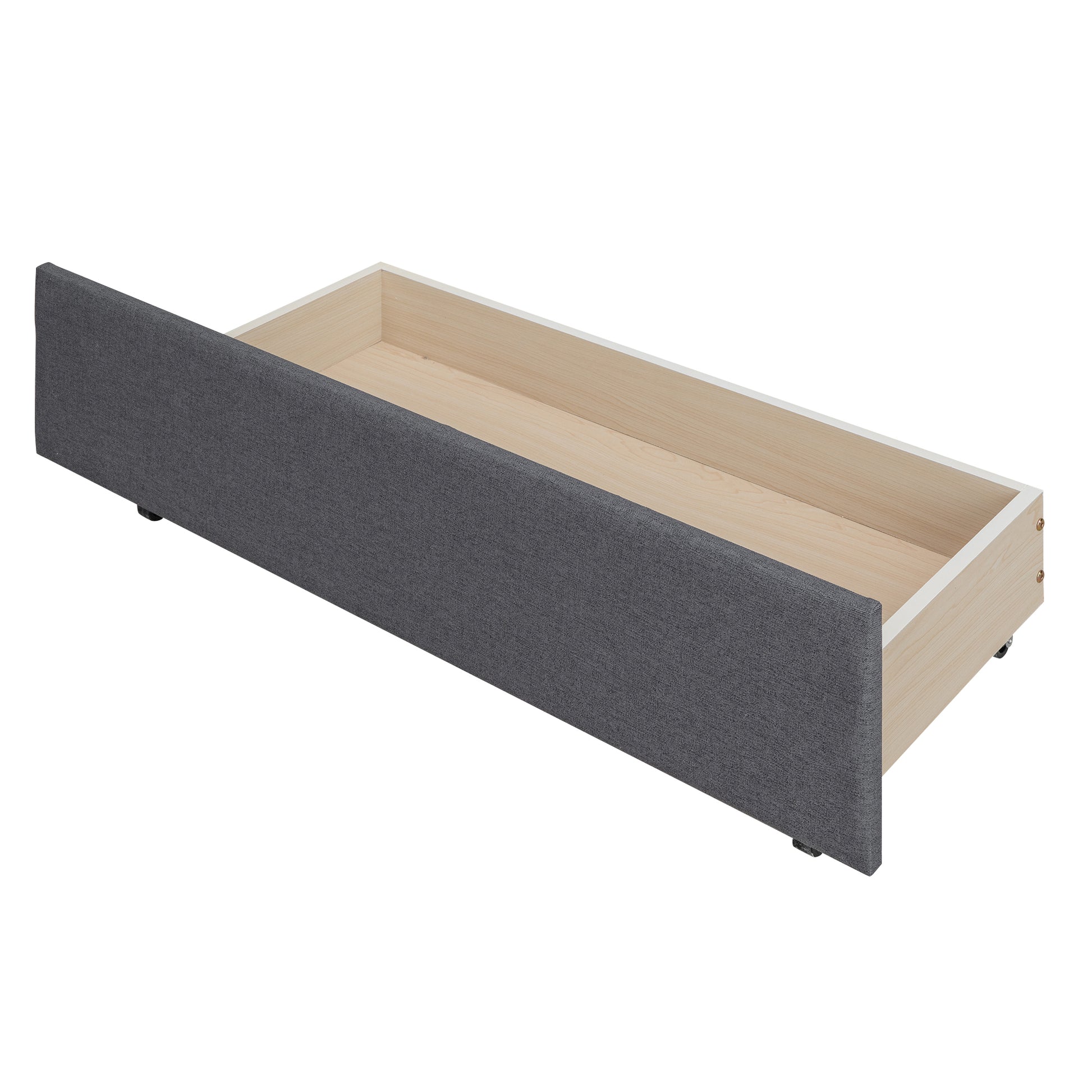 3 Pieces Bedroom Sets Queen Size Upholstered Platform Bed With 4 Drawers, Marble Top Nightstand And Storage Dresser, Gray Gray Mdf