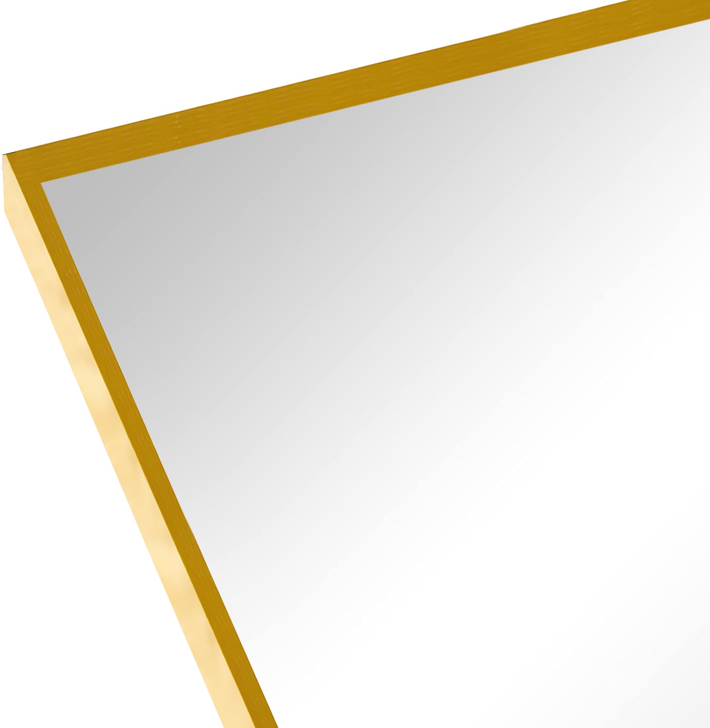 Gold 20*30In Metal Arch Mirror Gold Classic Mdf Glass Aluminium