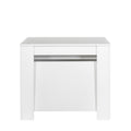 Multifunctional Extendable Console Table White Mdf