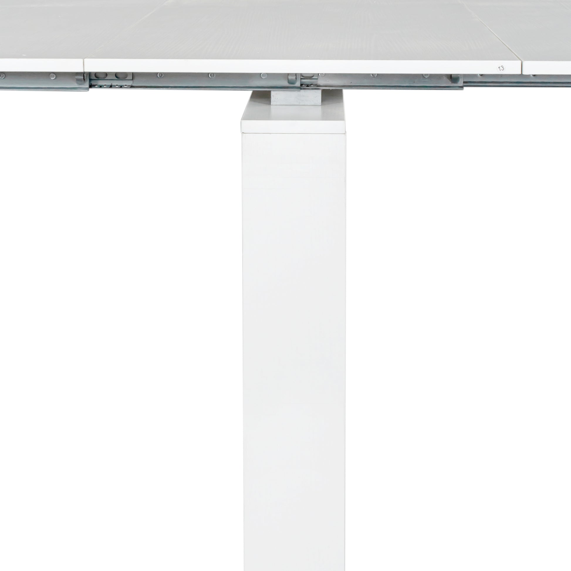 Multifunctional Extendable Console Table White Mdf