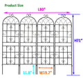 4 Pack Metal Garden Trellis 71