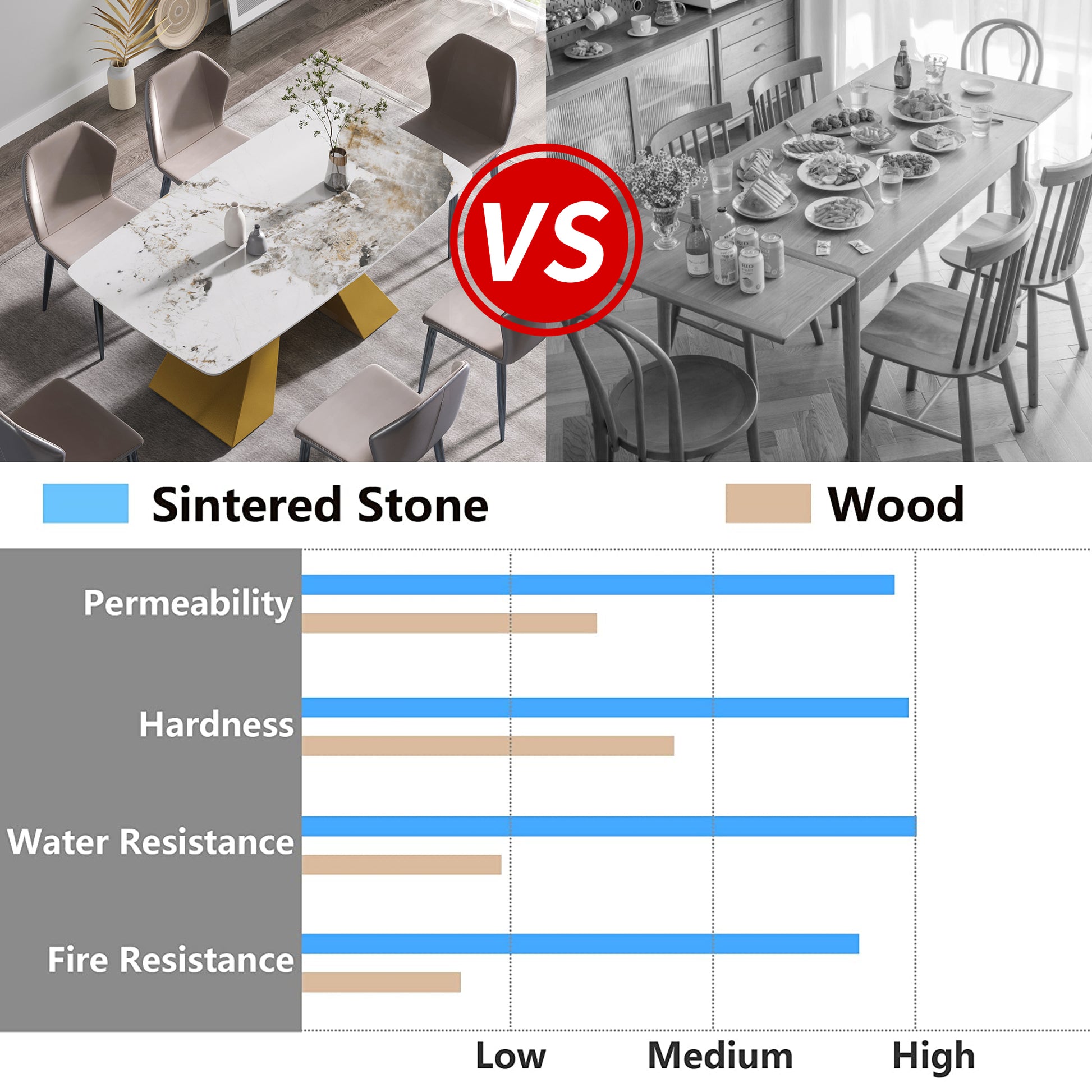 63"Modern Artificial Stone Pandora White Curved Golden Metal Leg Dining Table 6 People Antique White Metal Sintered Stone