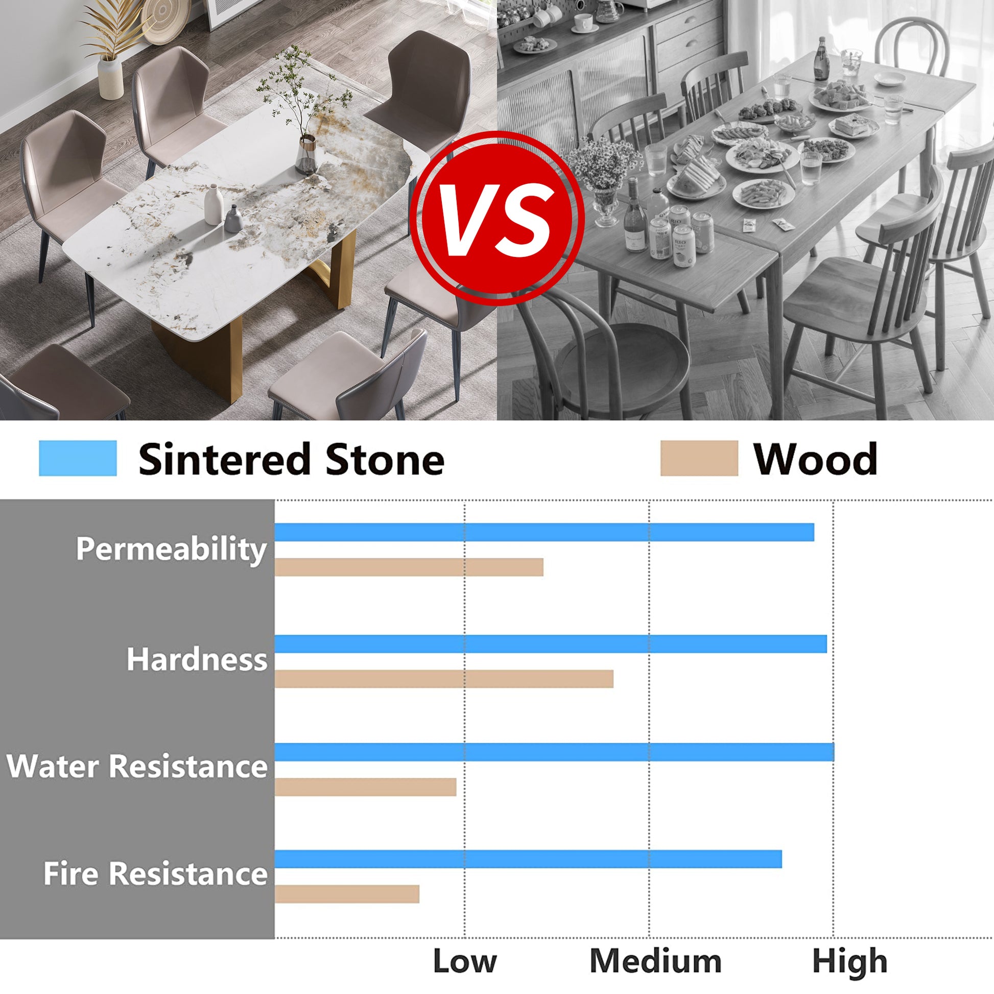 63"Modern Artificial Stone Pandora White Curved Golden Metal Leg Dining Table 6 People Antique White Metal Sintered Stone