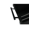 High Capacity Rolling Tool Chest with Wheels and black-steel