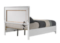 Haiden Queen Bed W Storage Led & White Finish Bd01425Q White Mdf