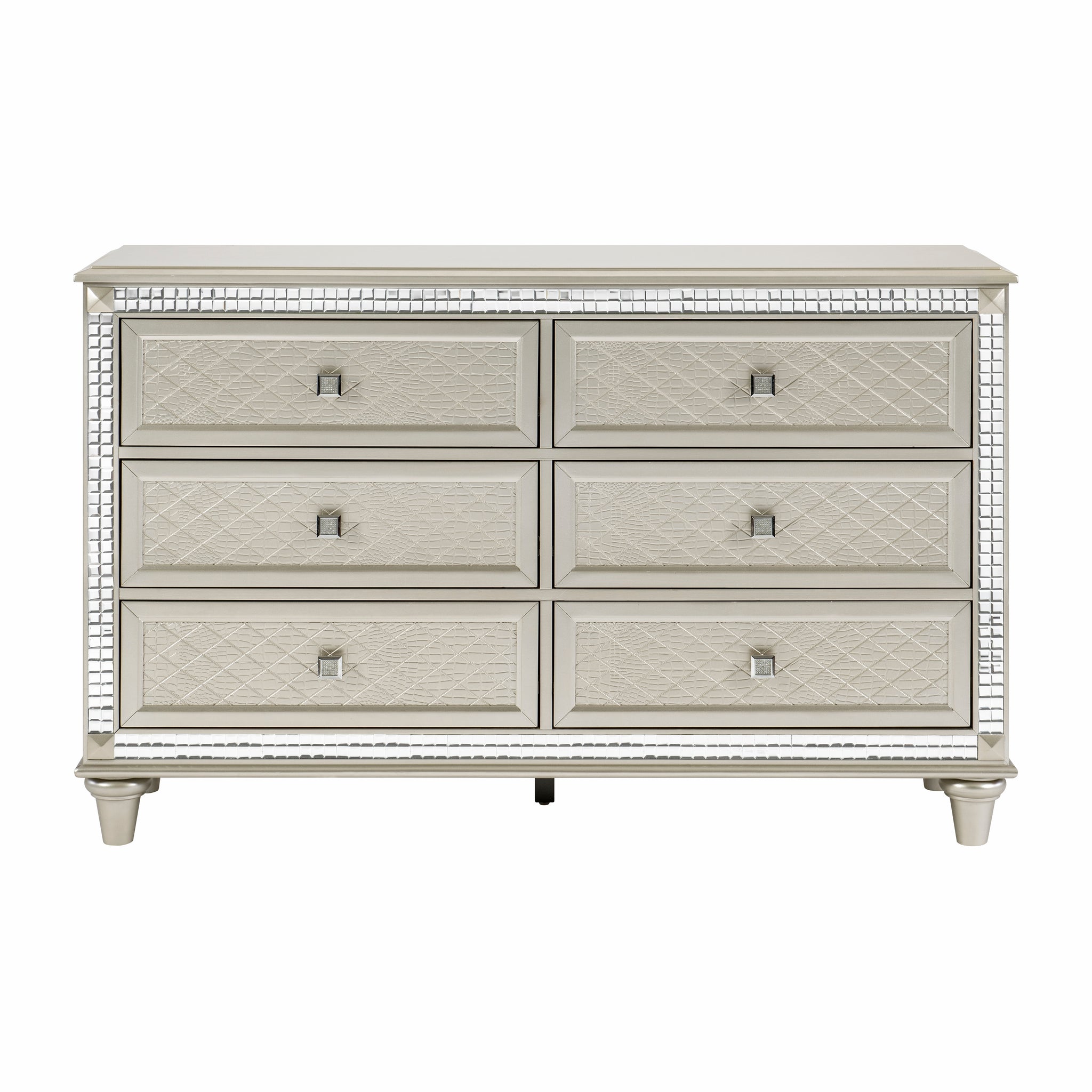 brooklyn champagne dresser Bellini Paris 6-Drawer Dresser Dimples Baby Brooklyn
