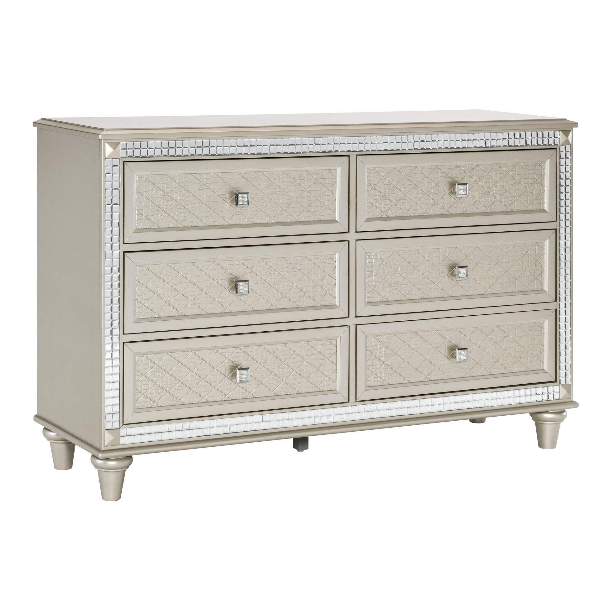 grey dresser with diamond knobs Diamond Falls Gray Dresser
