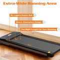 Walking Pad Treadmill Under Desk For Home Office Fitness, Mini Portable Treadmill With App Remote Control And 16 Inch Running Area Note: Forbidden To Sell On Black Steel