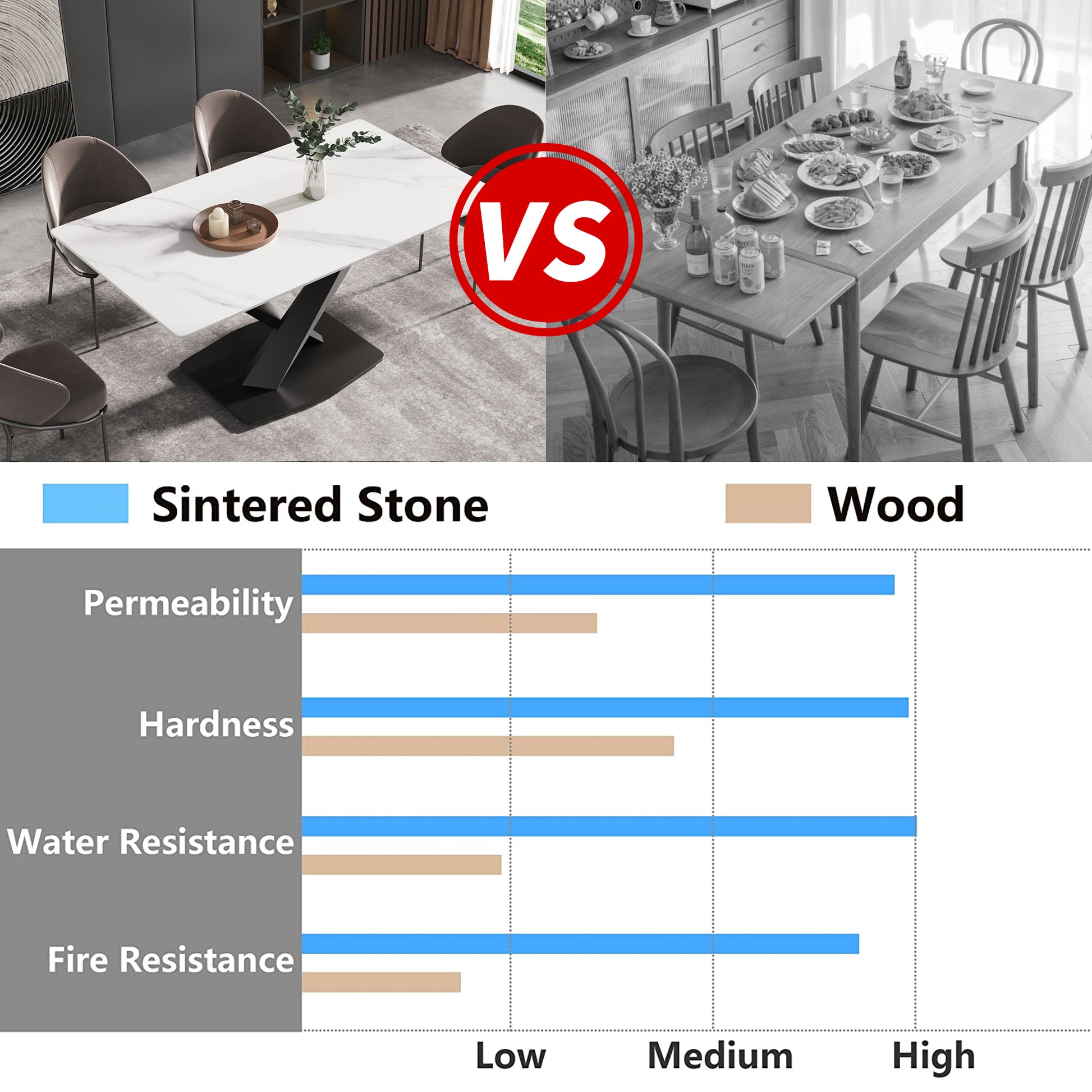 63 Inch Modern Artificial Stone White Straight Edge Black Metal X Leg Dining Table 6 People White Metal Sintered Stone