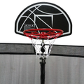 Td Basketball Hoop Black Plastic