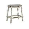 Hamlet Saddle Seat Counter Stool Beige Foam Solid Wood