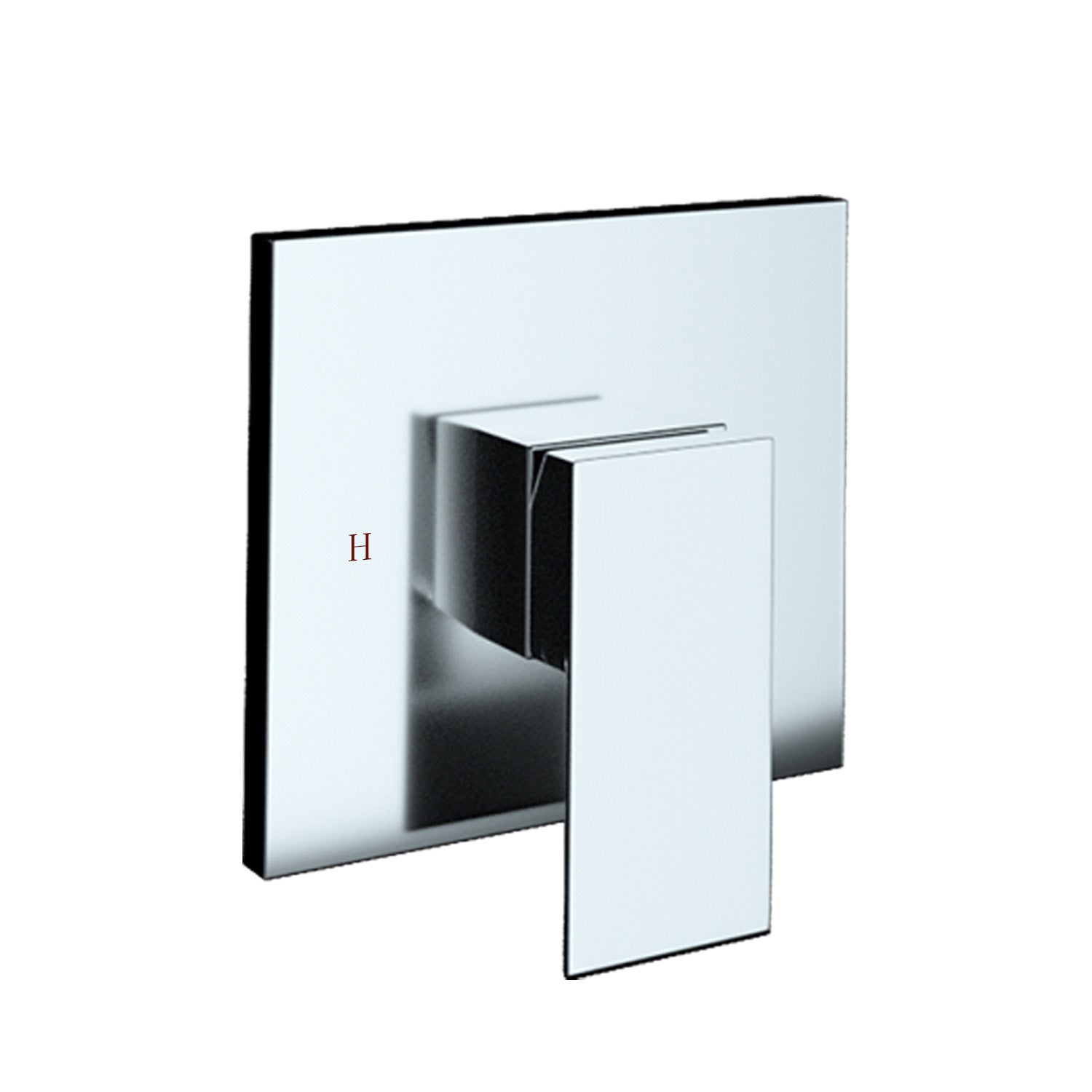 Wall Mounted Shower Faucet In Chrome Plated Valve Included Chrome Brass