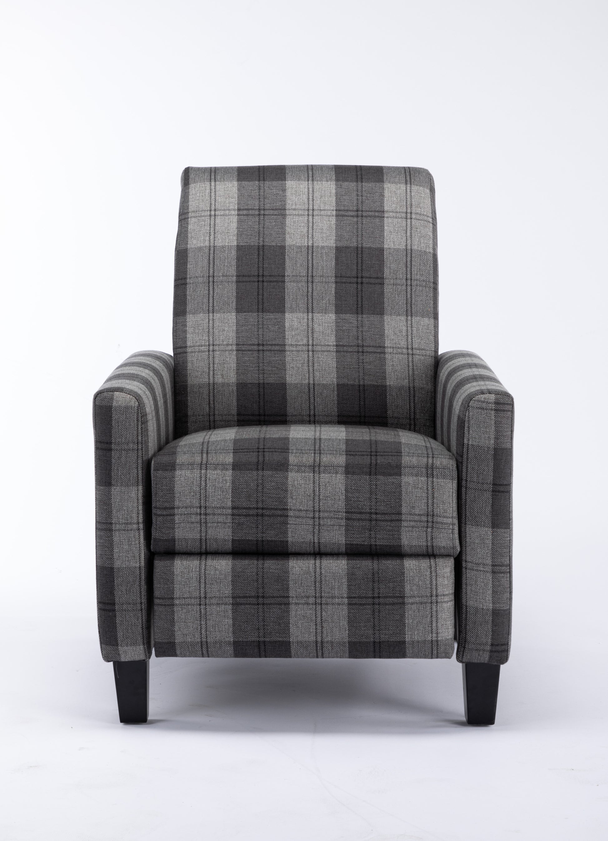 Grey Recline Chair,The Cloth Chair Is Convenient For Home Use, Comfortable And The Cushion Is Soft,Easy To Adjust Backrest Angle Grey Mix Textile