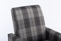 Grey Recline Chair,The Cloth Chair Is Convenient For Home Use, Comfortable And The Cushion Is Soft,Easy To Adjust Backrest Angle Grey Mix Textile