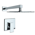 Wall Mounted Shower Faucet In Chrome Plated Valve Included Chrome Brass