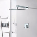 Wall Mounted Shower Faucet In Chrome Plated Valve Included Chrome Brass
