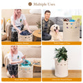 Bohemian Style Cotton Rope Storage Basket for