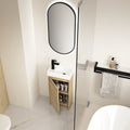 16 Inch Bathroom Vanity With Single Sink,Soft Closing plain light