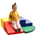 Soft Climb And Crawl Foam Playset, Safe Soft Foam Nugget Block For Infants, Preschools, Toddlers, Kids Crawling And Climbing Indoor Active Play Structure Colorful Foam