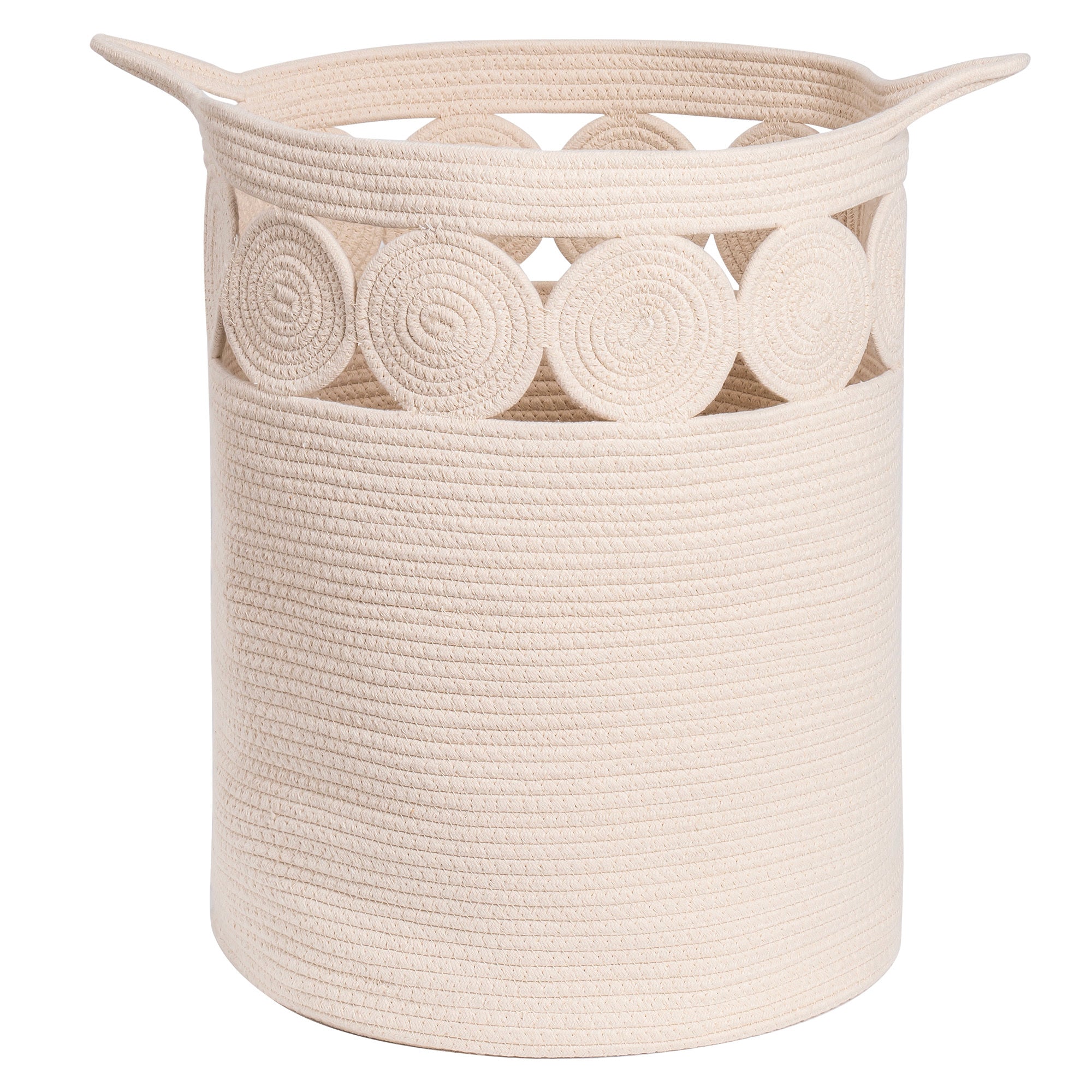 Bohemian Style Cotton Rope Storage Basket for