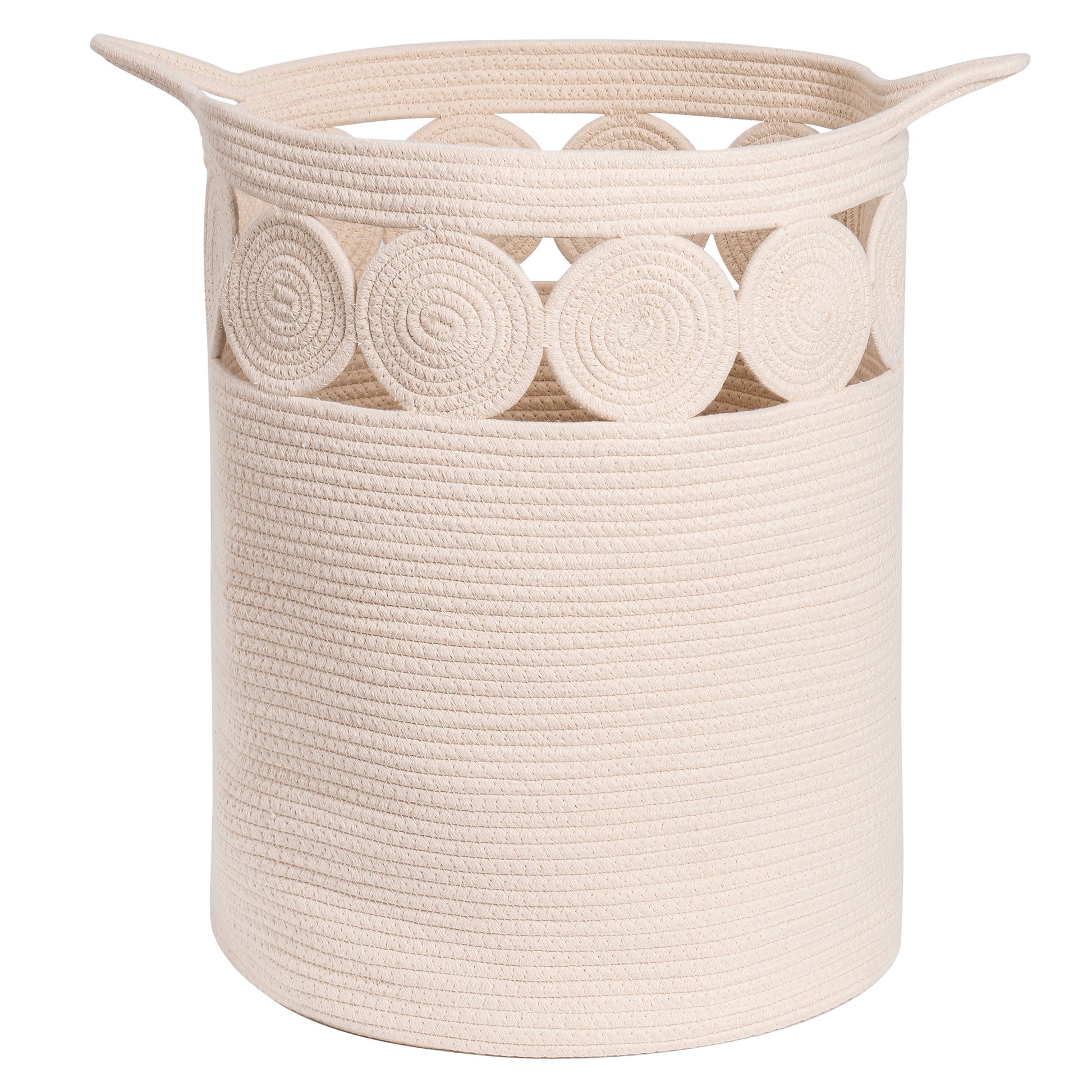 Bohemian Style Cotton Rope Storage Basket for