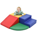 Soft Climb And Crawl Foam Playset, Safe Soft Foam Nugget Block For Infants, Preschools, Toddlers, Kids Crawling And Climbing Indoor Active Play Structure Colorful Foam