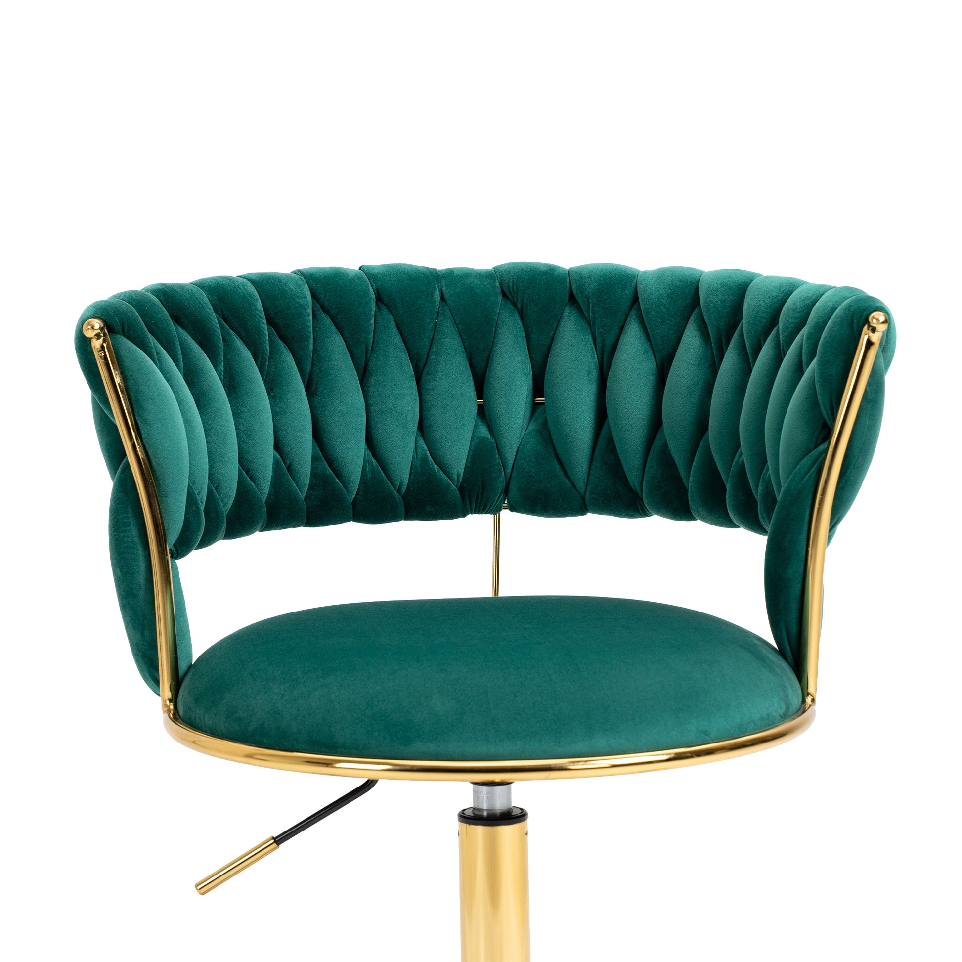 Coolmore Home Office Desk Chair, Vanity Chair, Modern Adjustable Home Computer Executive Chair Swivel Task Chair For Small Space, Living Room, Make Up, Studying Emerald Polyester