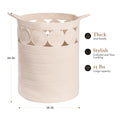 Bohemian Style Cotton Rope Storage Basket for