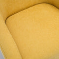 Garland Goldenrod Wood Base Swivel Chair Golden Foam Polyester