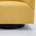Garland Goldenrod Wood Base Swivel Chair Golden Foam Polyester