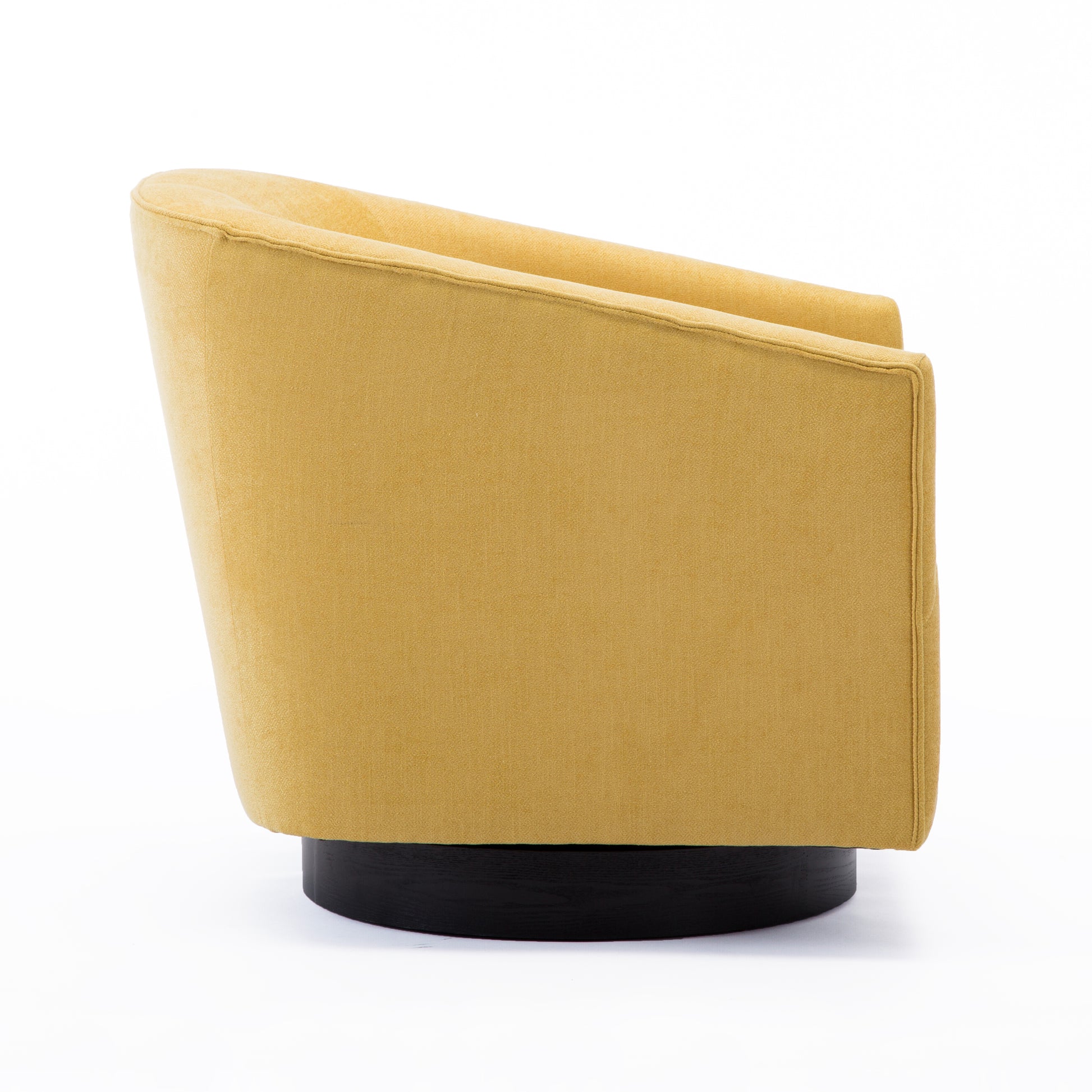 Garland Goldenrod Wood Base Swivel Chair Golden Foam Polyester
