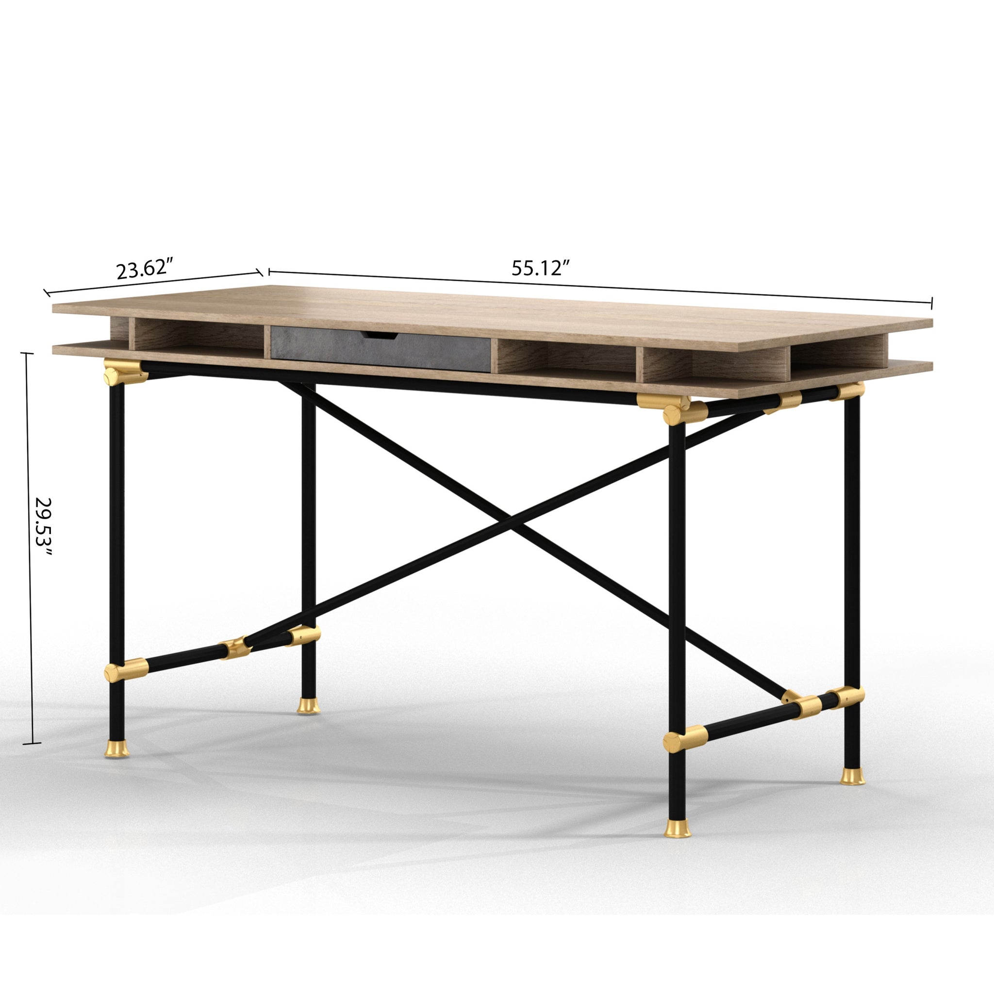 Ld 06c Table Tobacco Wood Office Table fot Home