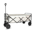 YSSOA Extended Folding Utility Wagon, 330LBS Heavy white-aluminium alloy