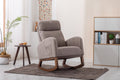 Living room Comfortable rocking chair living room gray-polyester