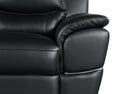Genuine Leather Chair Black Foam Leather