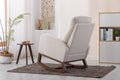 Living room Comfortable rocking chair living room beige-polyester