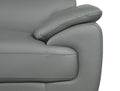 Genuine Leather Chair Gray Foam Leather