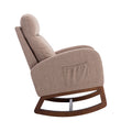 Living room Comfortable rocking chair living room camel-polyester