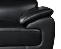 Genuine Leather Chair Black Foam Leather