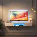 Floating Tv Stand Wall Mounted With 20 Color Leds,63