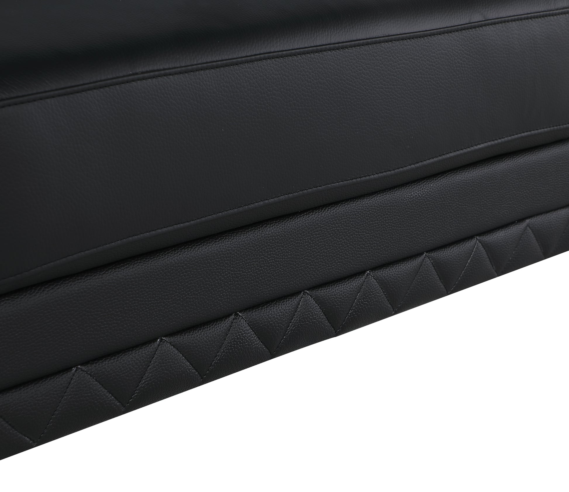 Top Grain Italian Leather Chair Black Foam Leather