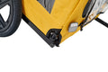 Yellow Outdoor Heavy Duty Foldable Utility Pet Stroller Dog Carriers Bicycle Trailer Yellow Oxford Fabric Steel