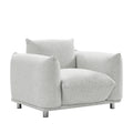 Fabric Accent Cotton Linen Chair Single Sofa 42