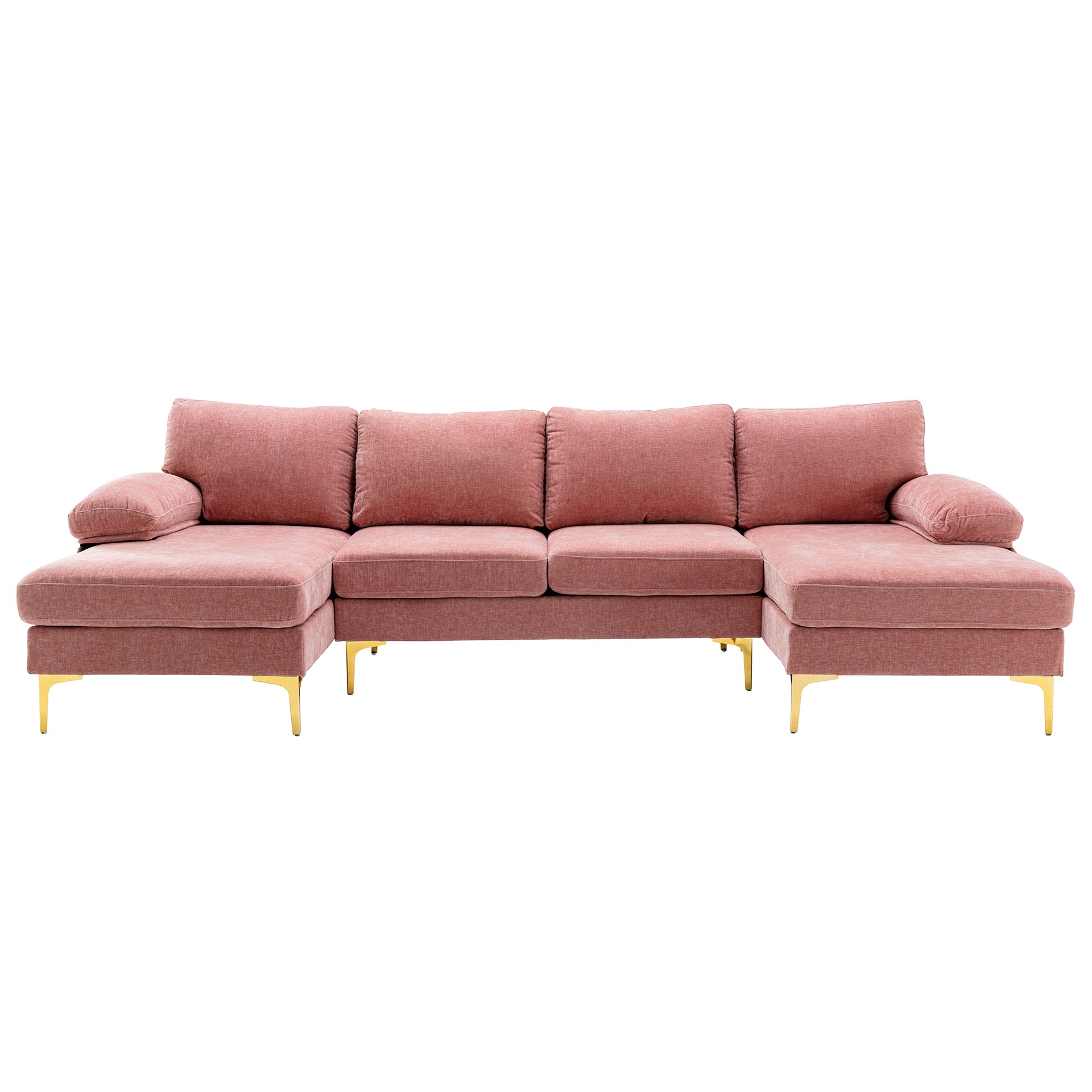 Coolmore Accent Sofa Living Room Sofa Sectional Sofa Pink Polyester