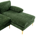 Coolmore Accent Sofa Living Room Sofa Sectional Sofa Green Polyester